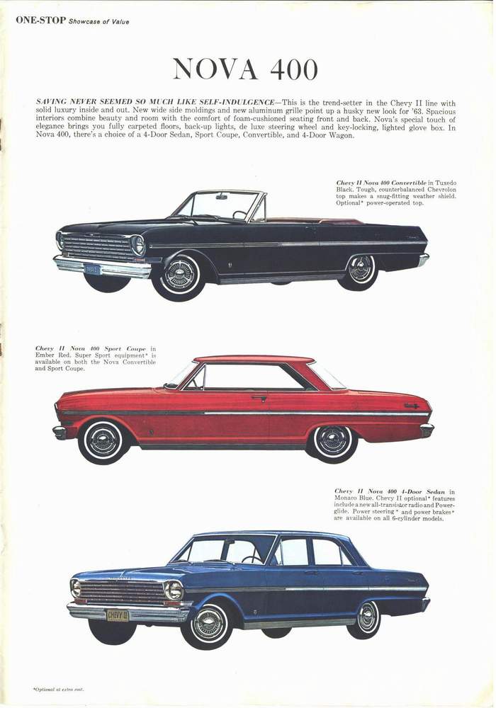 1963 Chevrolet Brochure Page 3